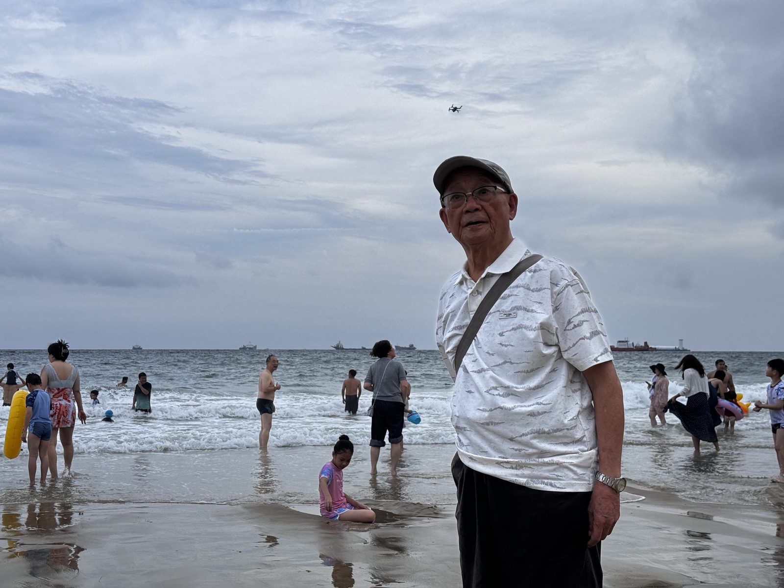 海边留影